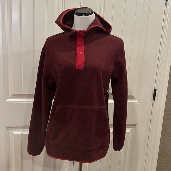 NWT! AMAZON ESSENTIALS Women’s Hoodie Size Small Burgundy/Red - Picture 1 of 9